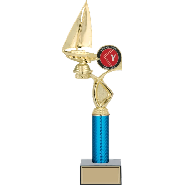 ODAK KUPA - Figürlü Kupalar - Yelken Figürlü Kupalar FG-017 A - 42 cm ürün görseli 1