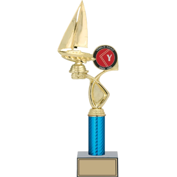 ODAK KUPA - Figürlü Kupalar - Yelken Figürlü Kupalar FG-017 B - 40 cm ürün görseli 1