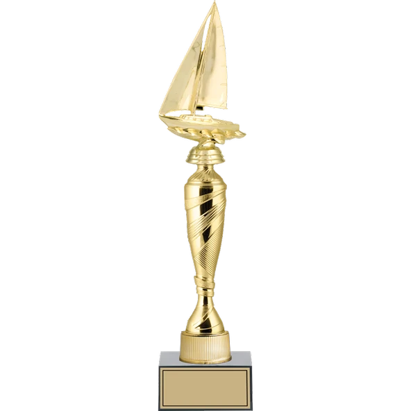 ODAK KUPA - Figürlü Kupalar - Yelken Figürlü Kupalar FG-027 C - 42 cm ürün görseli 1