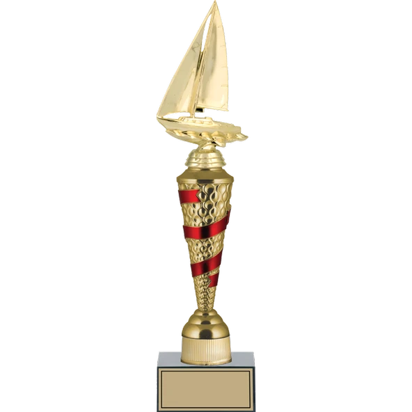 ODAK KUPA - Figürlü Kupalar - Yelken Figürlü Kupalar FG-028 C - 43 cm ürün görseli 1