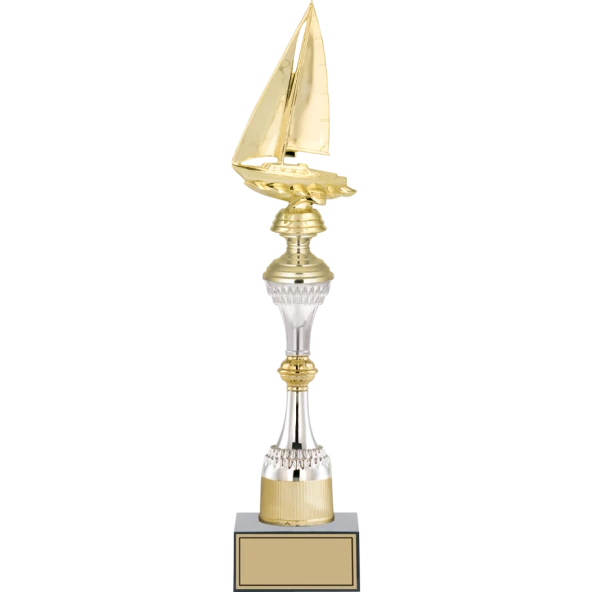 ODAK KUPA - Figürlü Kupalar - Yelken Figürlü Kupalar FG-032 B - 45 cm ürün görseli 1