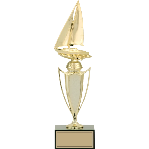 ODAK KUPA - Figürlü Kupalar - Yelken Figürlü Kupalar FG-039 B - 36 cm ürün görseli 1