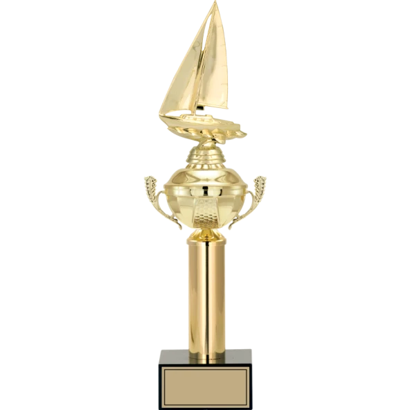 ODAK KUPA - Figürlü Kupalar - Yelken Figürlü Kupalar FG-048 B - 44 cm ürün görseli 1