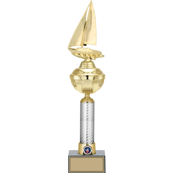 ODAK KUPA - Figürlü Kupalar - Yelken Figürlü Kupalar FG-057 A - 48 cm ürün görseli 1