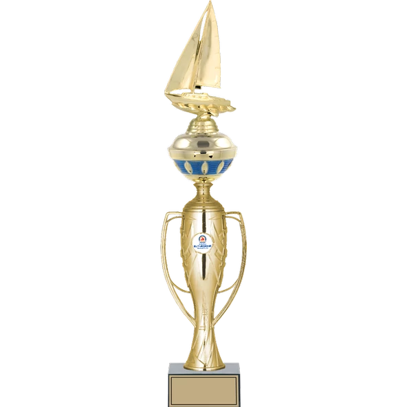 ODAK KUPA - Figürlü Kupalar - Yelken Figürlü Kupalar FG-074 B - 53 cm ürün görseli 1