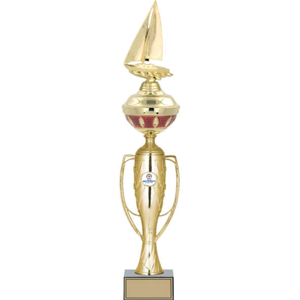 ODAK KUPA - Figürlü Kupalar - Yelken Figürlü Kupalar FG-073 A - 57 cm ürün görseli 1