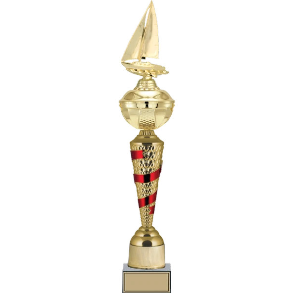 ODAK KUPA - Figürlü Kupalar - Yelken Figürlü Kupalar FG-077 A - 60 cm ürün görseli 1