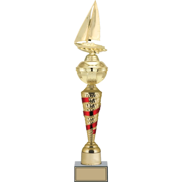 ODAK KUPA - Figürlü Kupalar - Yelken Figürlü Kupalar FG-077 B - 56 cm ürün görseli 1