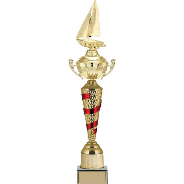 ODAK KUPA - Figürlü Kupalar - Yelken Figürlü Kupalar FG-078 A - 60 cm ürün görseli 1