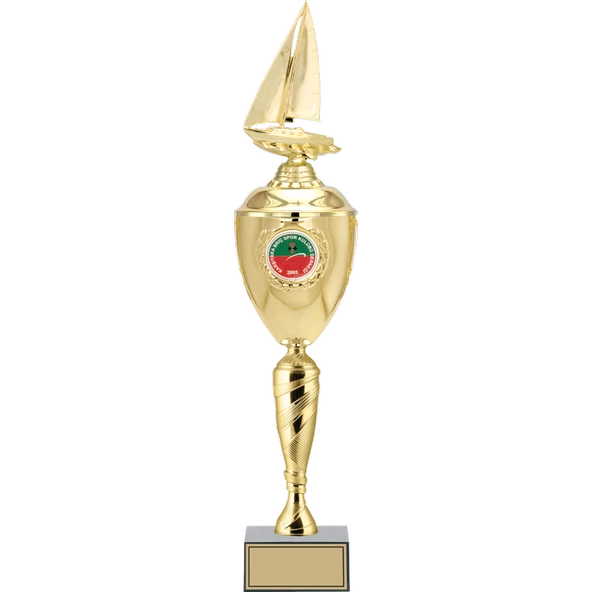 ODAK KUPA - Figürlü Kupalar - Yelken Figürlü Kupalar FG-081 C - 57 cm ürün görseli 1
