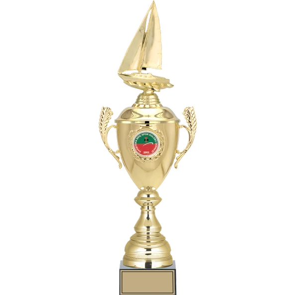 ODAK KUPA - Figürlü Kupalar - Yelken Figürlü Kupalar FG-080 A - 53 cm ürün görseli 1