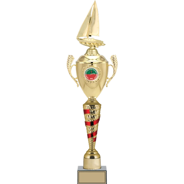 ODAK KUPA - Figürlü Kupalar - Yelken Figürlü Kupalar FG-084 B - 65 cm ürün görseli 1