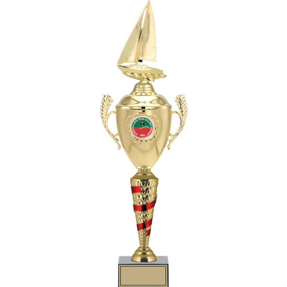 ODAK KUPA - Figürlü Kupalar - Yelken Figürlü Kupalar FG-082 C - 58 cm ürün görseli 1