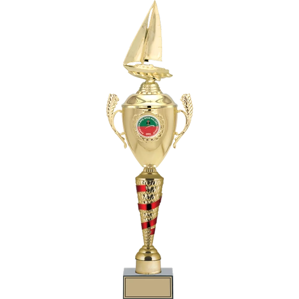 ODAK KUPA - Figürlü Kupalar - Yelken Figürlü Kupalar FG-084 C - 61 cm ürün görseli 1
