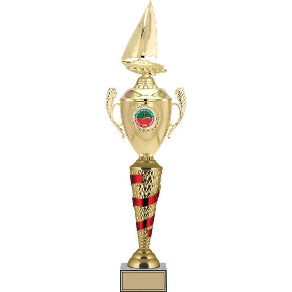 ODAK KUPA - Figürlü Kupalar - Yelken Figürlü Kupalar FG-082 A - 63 cm ürün görseli 1