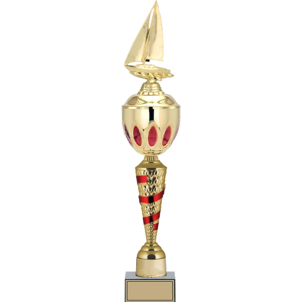 ODAK KUPA - Figürlü Kupalar - Yelken Figürlü Kupalar FG-086 B - 62 cm ürün görseli 1