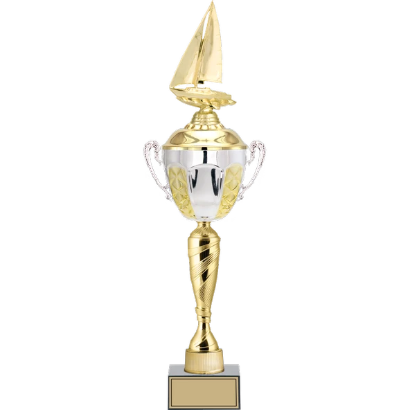 ODAK KUPA - Figürlü Kupalar - Yelken Figürlü Kupalar FG-088 C - 57 cm ürün görseli 1