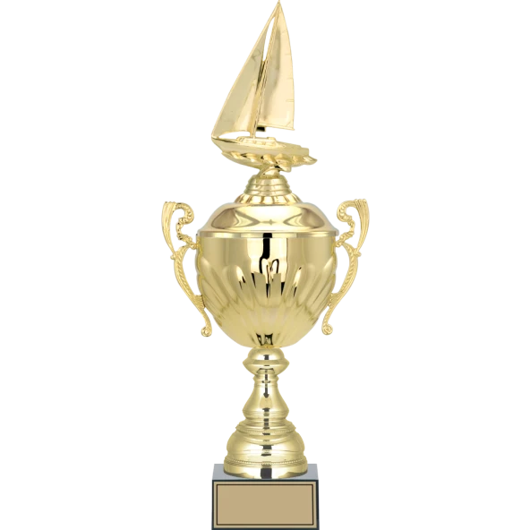ODAK KUPA - Figürlü Kupalar - Yelken Figürlü Kupalar FG-089 B - 49 cm ürün görseli 1