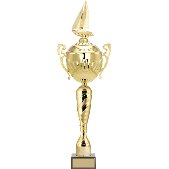 ODAK KUPA - Figürlü Kupalar - Yelken Figürlü Kupalar FG-090 A - 72 cm ürün görseli 1