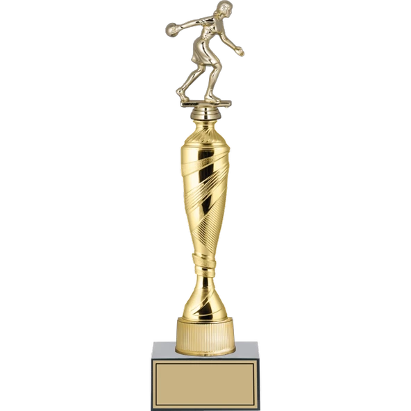 ODAK KUPA - Figürlü Kupalar - Bowling Kadın Figürlü Kupalar FG-027 C - 39 cm ürün görseli 1