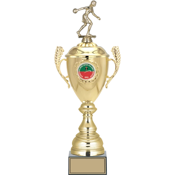 ODAK KUPA - Figürlü Kupalar - Bowling Kadın Figürlü Kupalar FG-080 A - 49 cm ürün görseli 1