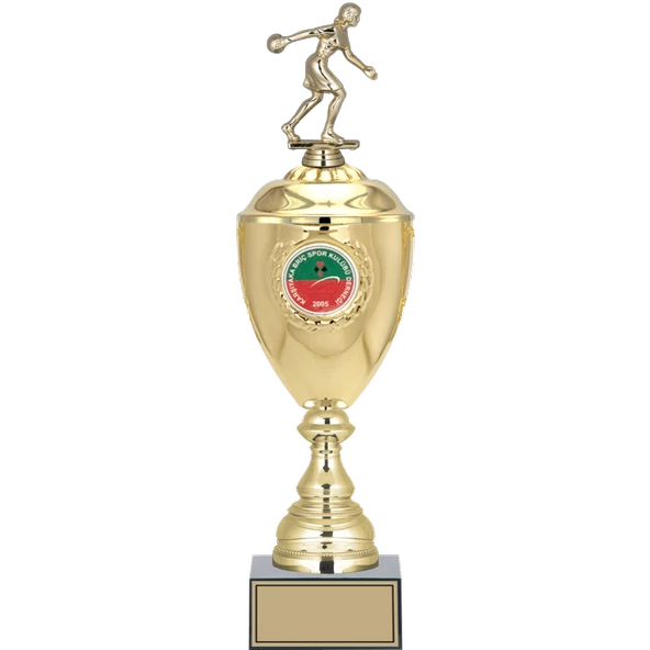 ODAK KUPA - Figürlü Kupalar - Bowling Kadın Figürlü Kupalar FG-079 C - 46 cm ürün görseli 1