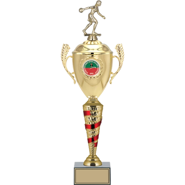 ODAK KUPA - Figürlü Kupalar - Bowling Kadın Figürlü Kupalar FG-082 C - 55 cm ürün görseli 1