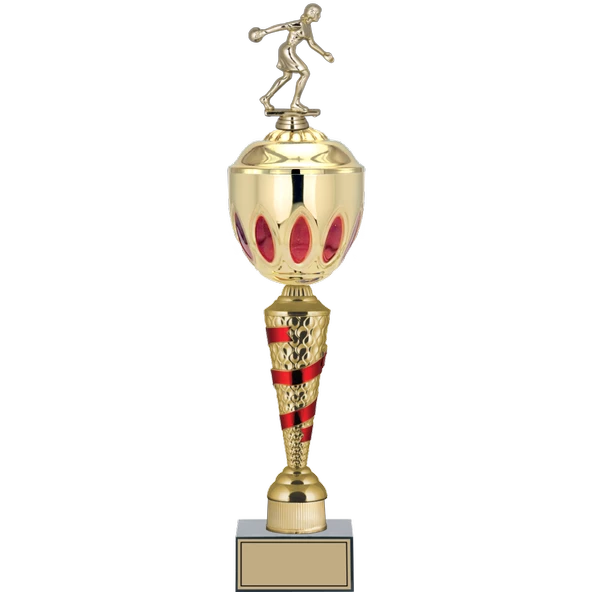 ODAK KUPA - Figürlü Kupalar - Bowling Kadın Figürlü Kupalar FG-086 C - 55 cm ürün görseli 1