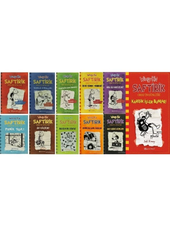 Saftirik Gregin Günlüğü Set (11 Kitap) - Jeff Kinney ürün görseli 1