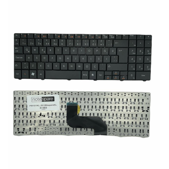 Packard Bell TR81, TR82 Uyumlu Laptop Klavye Siyah TR ürün görseli 1