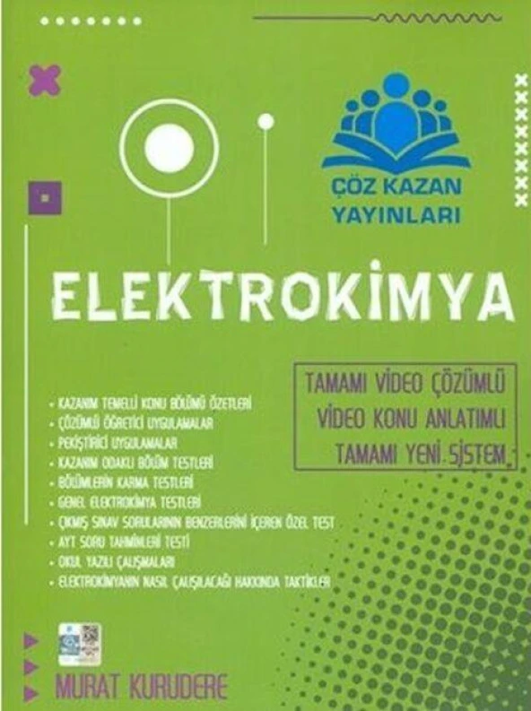 AYT Elektrokimya Konu Anlatım Çöz Kazan Yayınları ürün görseli 1