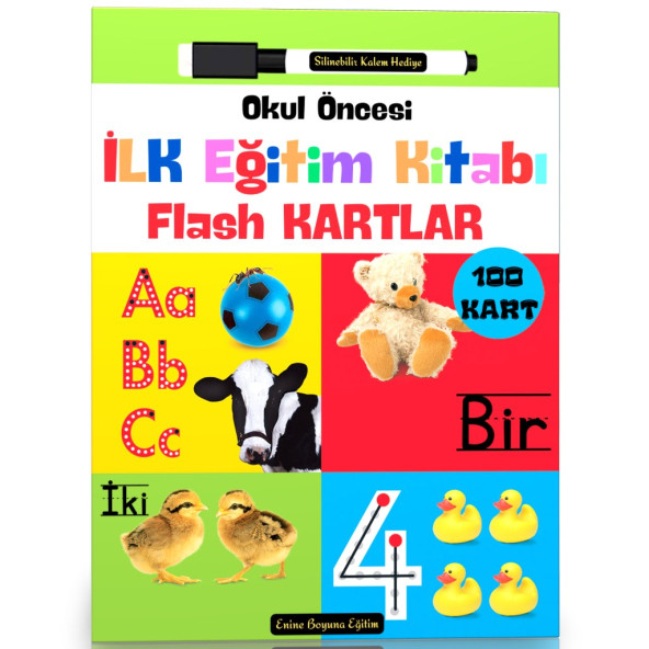 Okul Öncesi İLK Eğitim Kitabı (Laminasyonlu Flash Kartlar) ürün görseli 1