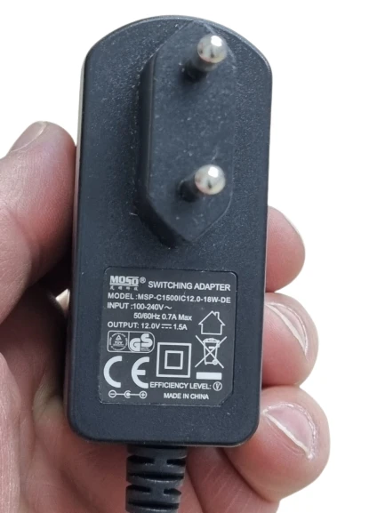 Moso VDSL Modem Adaptörü 12V-1.5 A 5.5x2.5 ürün görseli 1