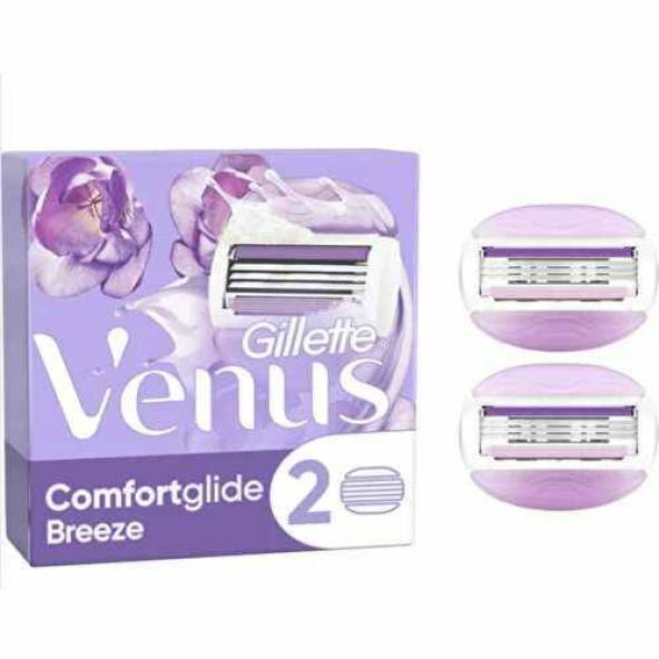 Gillette Venus Comfortglide Breeze Yedek Kadın Tıraş Bıçağı 2'li ürün görseli 1