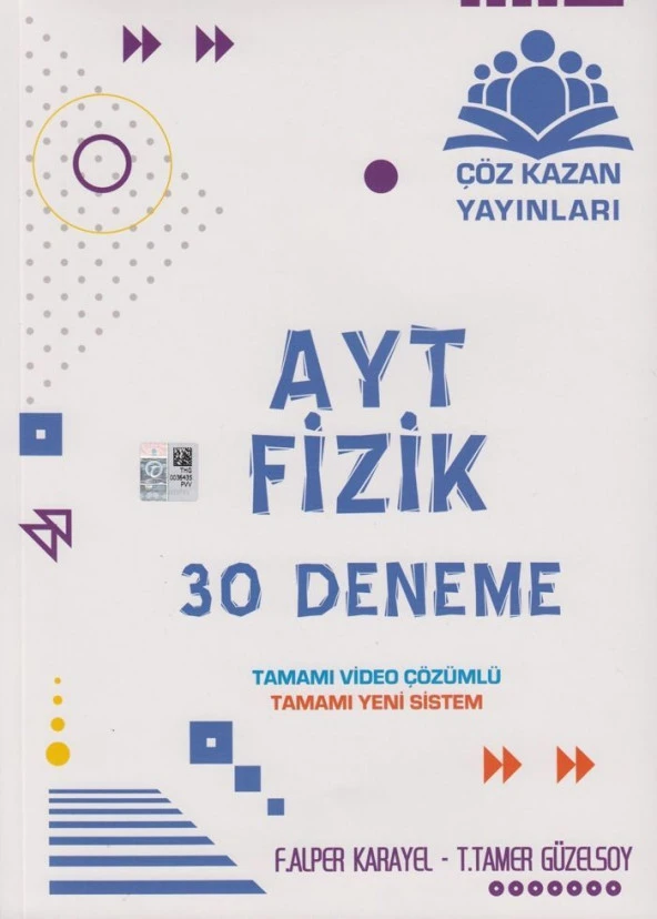 AYT Fizik 30 Deneme Çöz Kazan Yayınları ürün görseli 1