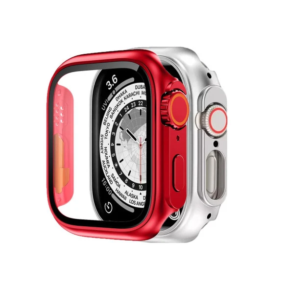 BİNANO APPLE WATCH 45MM ULTRA DÖNÜŞTÜRÜCÜ KIRMIZI ürün görseli 1