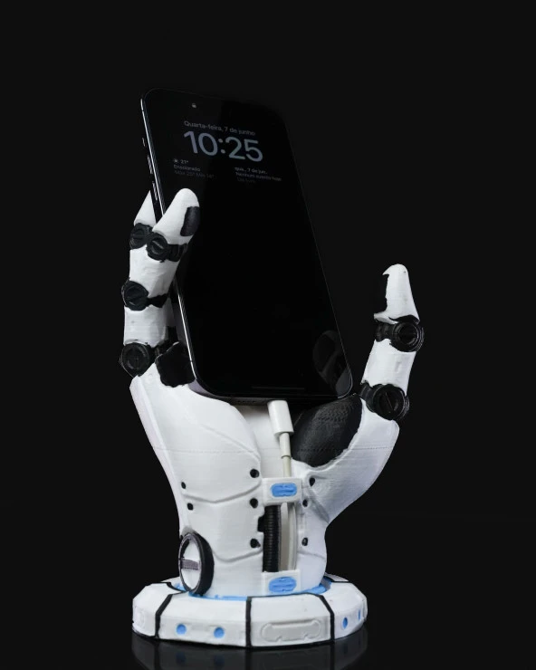 Android Robot Kol Telefon Tutucu-Şarj Bölmeli ürün görseli 1