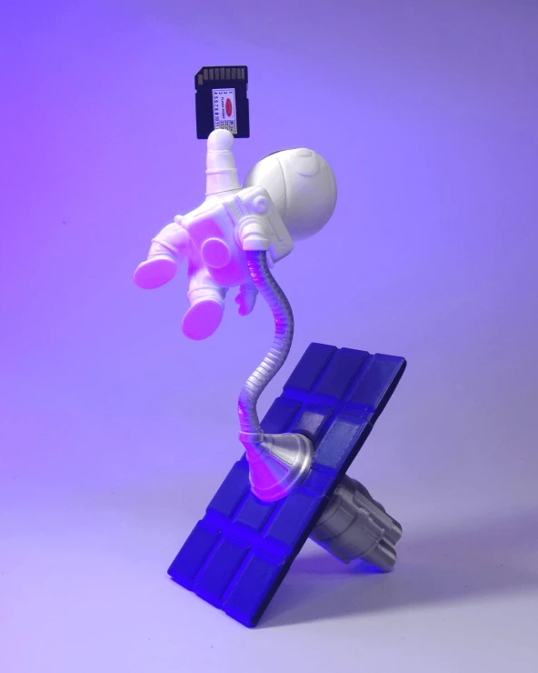 Astronot Fotoğraf - SD Kart Tutucu - Resim 2