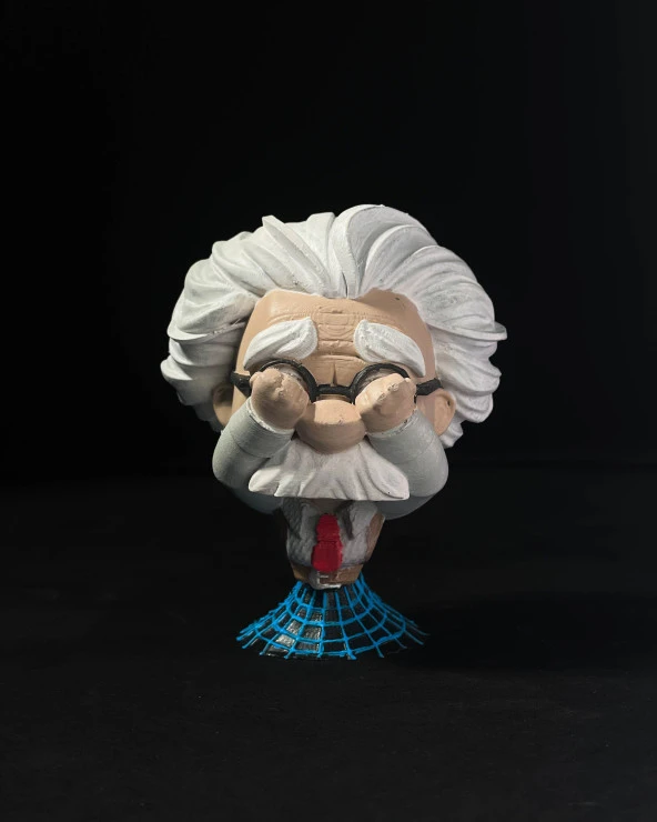 Albert Einstein Görmedim - Duymadım - Bilmiyorum Heykel Seti ürün görseli 1