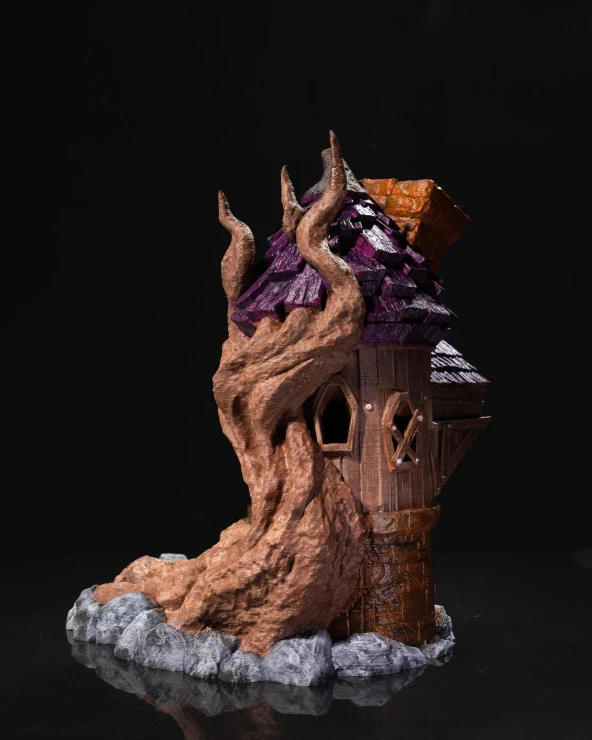 Harry Potter Büyücü Ağaç Zar Kulesi 25 CM (DEV BOY) - Resim 5