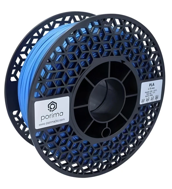 Porima PLA 1.75mm Mavi RAL5015 Filament 1 Kg ürün görseli 1
