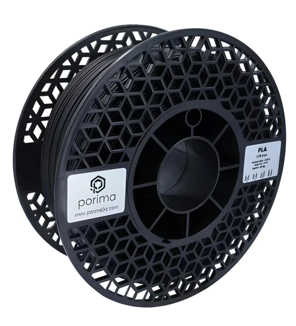 Porima PLA 1.75mm Siyah RAL9005 Filament 1 Kg ürün görseli 1