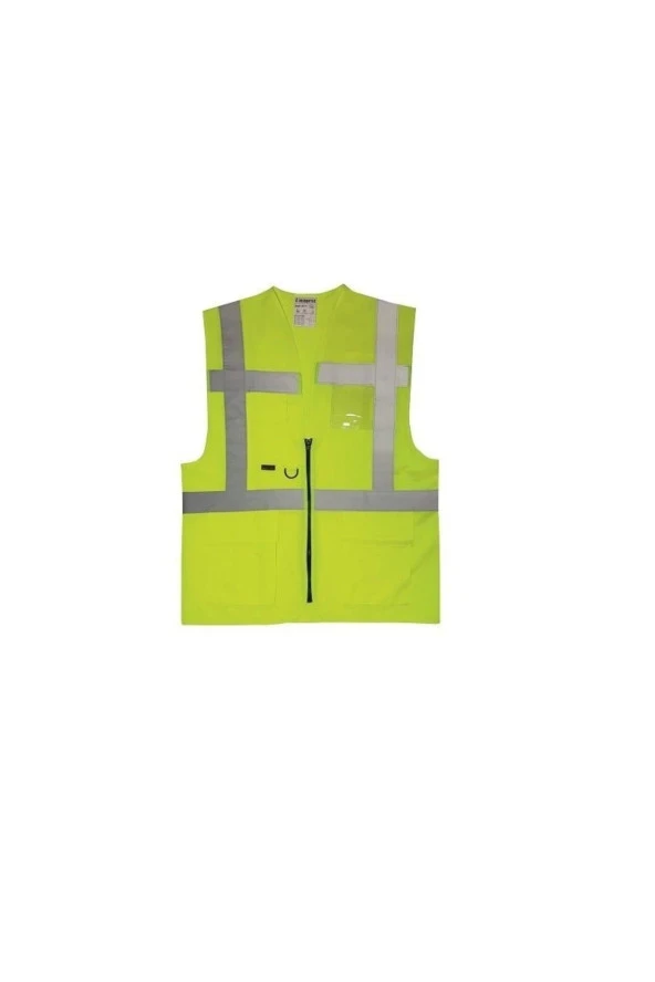 Uniwest UW-111 Yönetici Yeleği Sarı L ürün görseli 1
