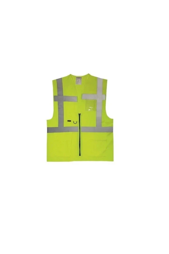Uniwest UW-111 Yönetici Yeleği Sarı (M BEDEN) ürün görseli 1