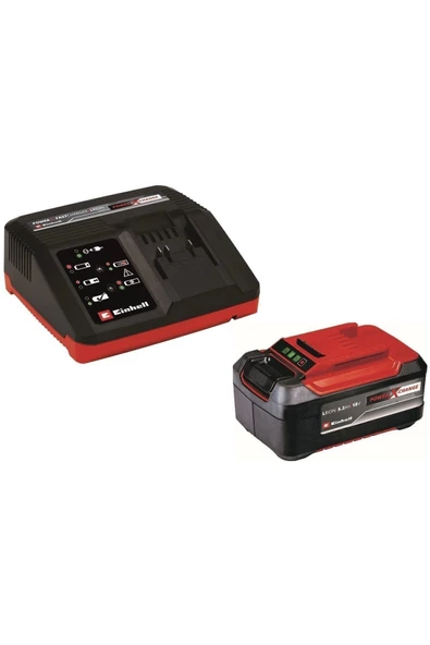 Einhell 18v 5,2 Ah & 4a Fastcharger, Akü & Şarj Cihazı ürün görseli 1