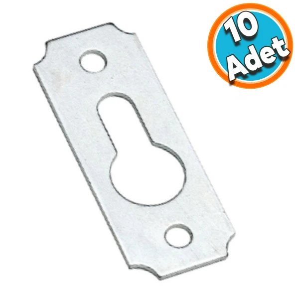 Tablo Çerçeve Askısı 10 Adet Düz Çerçeve Takma Aparatı ürün görseli 1