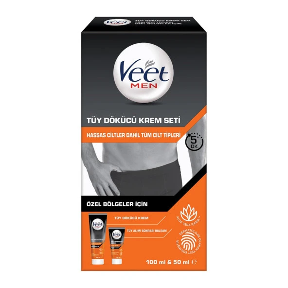 Veet Men Tüy Dökücü Krem Seti 100+50 Ml 4 Adet ürün görseli 1