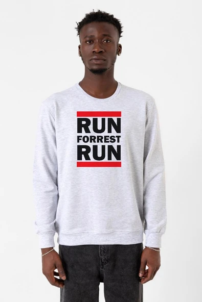 Forrest Gump Run Forrest Run Karmelanj Erkek 2ip Sweatshirt ürün görseli 1