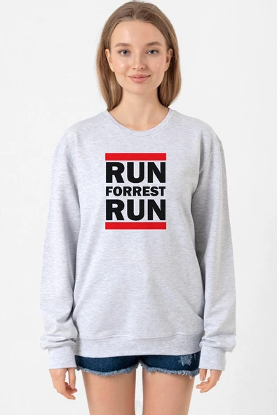 Forrest Gump Run Forrest Run Grimelanj Kadın 2ip Sweatshirt ürün görseli 1