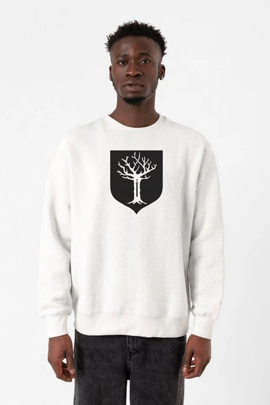 GOT House Forrester Beyaz Erkek 2ip Sweatshirt ürün görseli 1
